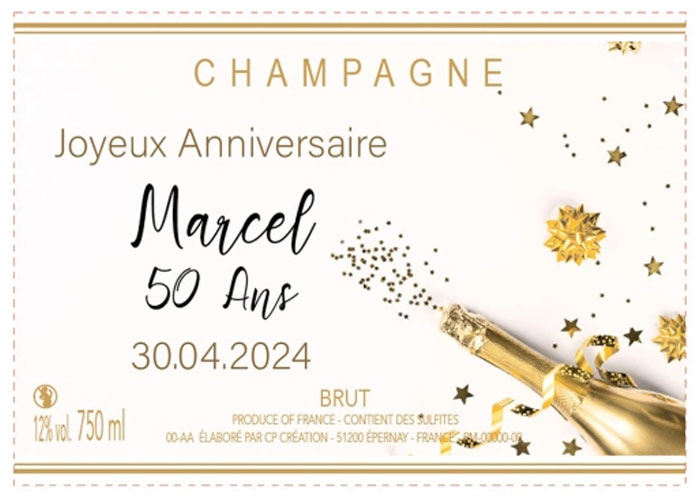 Etiquettes Champagne François Vallois Bergères les Vertus