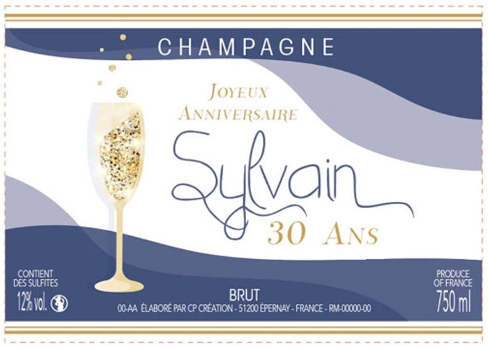 Etiquettes Champagne François Vallois Bergères les Vertus