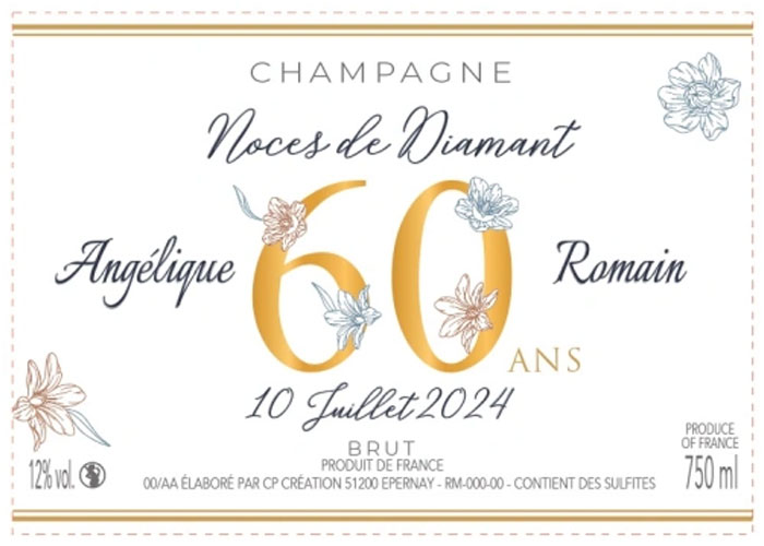 Etiquettes Champagne François Vallois Bergères les Vertus