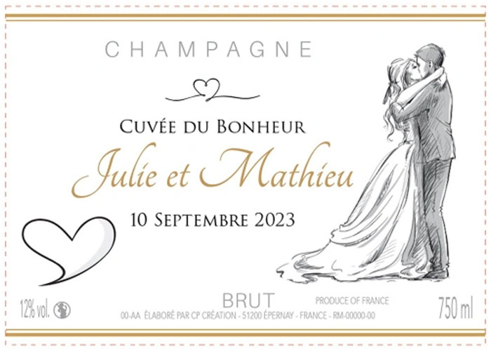 Etiquettes Champagne François Vallois Bergères les Vertus