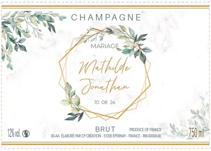 Etiquettes Champagne François Vallois Bergères les Vertus