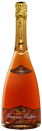 Champagne Rosé de Saignée François Vallois Bergères les Vertus